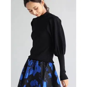 미사용 FENNEL 페넬 타이트 슬리브 니트 야마다야 블랙