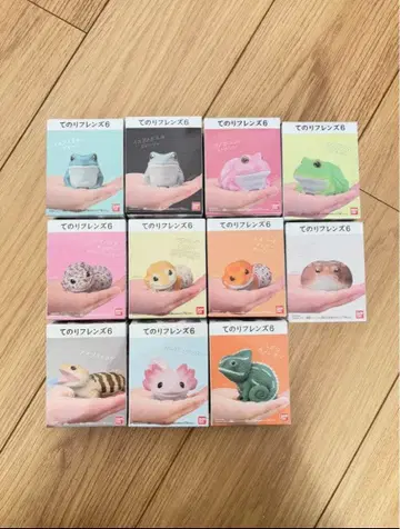 테노리 프렌즈 6 파충류 아메후쿠라 개구리 개구리 우파루파 등