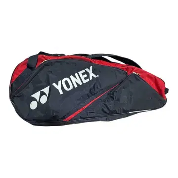 YONEX 라켓 백 블랙/빨간색 라켓 수납 백팩 로고