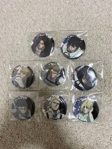 진격의 거인 트레이딩 캔뱃지 vol.7 풀 컴프 세트