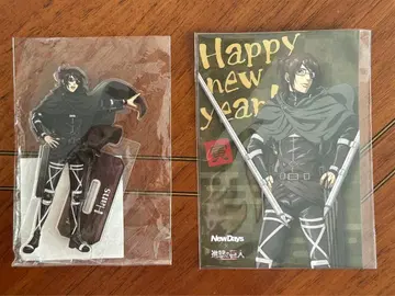 진격의 거인 NewDays 한정판 콜라보 굿즈 한지 아크릴 스탠드 엽서