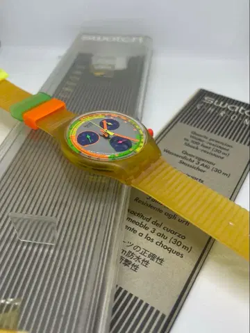 Swatch JELLY STAG 90'S 데드스탁 초레어