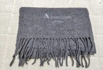 아쿠아 스큐텀 그레이 캐시미어 머플러