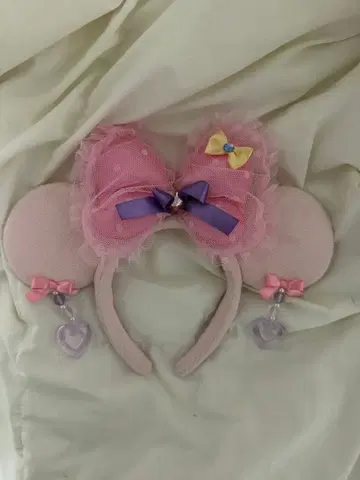 디즈니 머리띠 귀찌 핑크