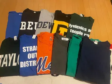 구제 의류 T셔츠 묶음 판매 11장