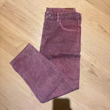 COOTIE 핑크 데님 팬츠 레귤러 핏