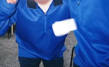 중학교 저지 상하의 파랑