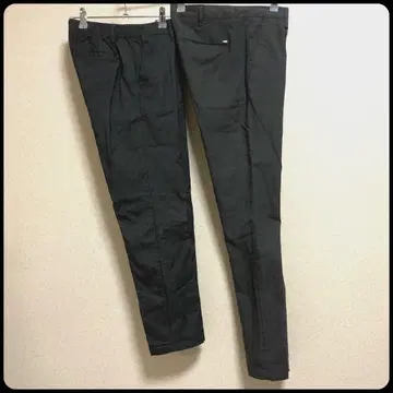 2점 ZARA와 사토 마사시 그레이 슬랙스 팬츠