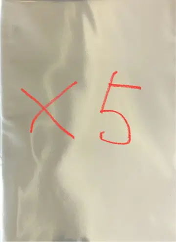 5장 세트 미개봉 새상품 Wendy's 웨엔디즈 AKB 클리어 파일