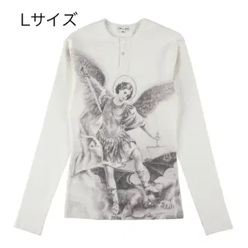 VALLAD V.HENRY 넥 L/S 써멀 화이트 L 사이즈