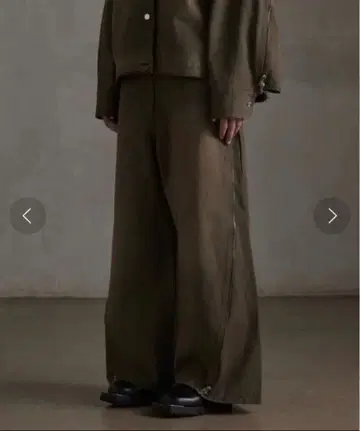 [ GRANCY ] 지퍼 디자인 배기 데님 팬츠