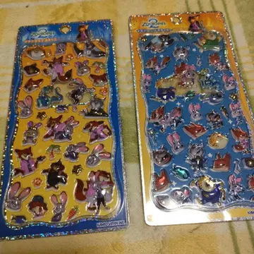 [정품] 쁘띠 드롭 스티커 주토피아 2장 세트 봉봉 드롭