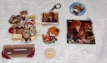 원신 타르탈리아 아크릴 스탠드 캔뱃지 키링