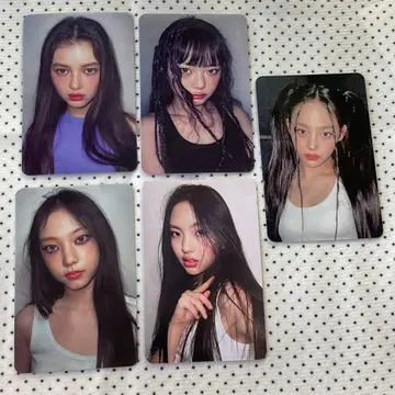 NewJeans 뉴진스 OMG SBS 가요제 사전녹화 트레이딩 카드 5장