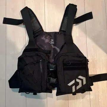 다이와 낚시용 조끼 블랙 DF6421