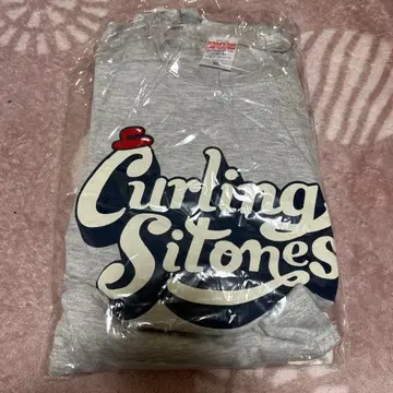 컬링 스톤즈 T셔츠 XL 그레이