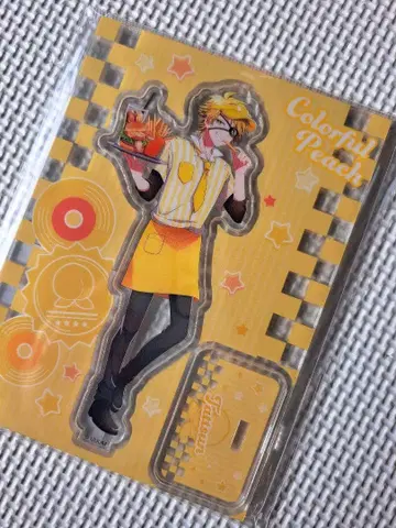 컬러풀 피치 아크릴 스탠드 타츠 타츠 다이너