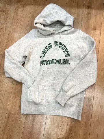 Champion 후드티 리버스 위브 Large 파랑 택