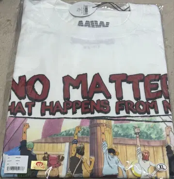 ONE PIECE MIW 티셔츠 밀짚모자 일당 XL