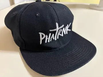 PHATRNK 팻랭크 캡 블랙 로고 자수 스트릿
