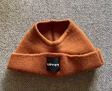 라보토 리브 니트 모자 (카멜)