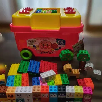 호빵맨 블록 세트 수납 박스 포함