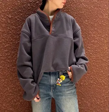 6(ROKU) 플리스 풀오버