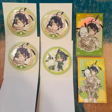 이하 라이 산리오 캔뱃지 폴라로이드