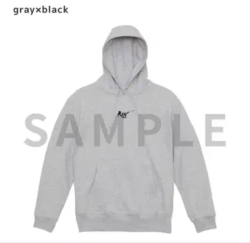 타카하시 아이 후드티 M 그레이 블랙