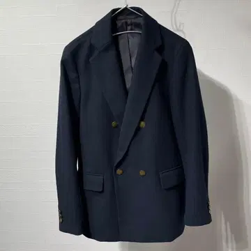 UNIQLO 더블 자켓 네이비 S 사이즈