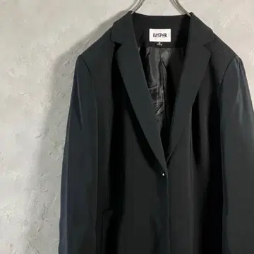 인기 컬러 KASPER 테일러드 자켓 무지 심플 블랙 L26