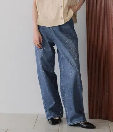 LOWRYSFARM 와이드 스트레이트 데님 L 사이즈