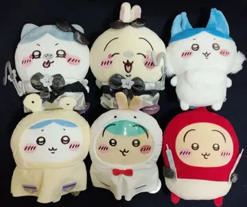 치이카와 (먼작귀) 봉제 인형 하치와레 토끼 묶음 판매 6개
