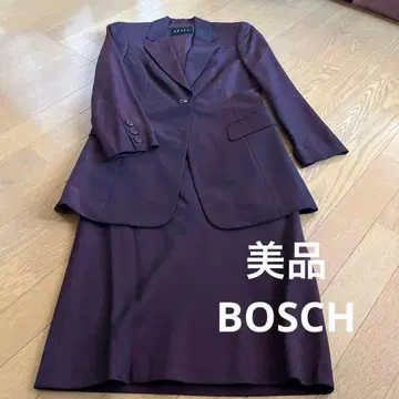 BOSCH 다크 퍼플 수트 자켓과 스커트 세트 M 사이즈