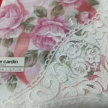 pierre cardin 꽃무늬 손수건