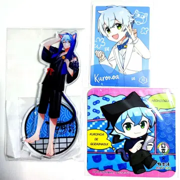 일상조 극락탕 콜라보 크로노아 등신 아크릴 스탠드 코스터