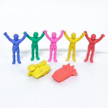 전자전대 덴지맨 지우개 7개