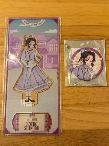 귀멸의 칼날 리로호텔즈 코쵸우 시노부 캔뱃지 아크릴 스탠드