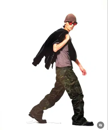 xlim EP.8 03 트라우저스 카모플라쥬  카모 무늬