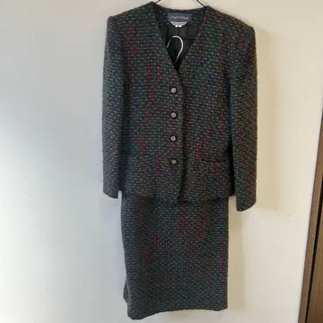 Chalet Blanc 트위드 자켓 스커트 셋업 레트로