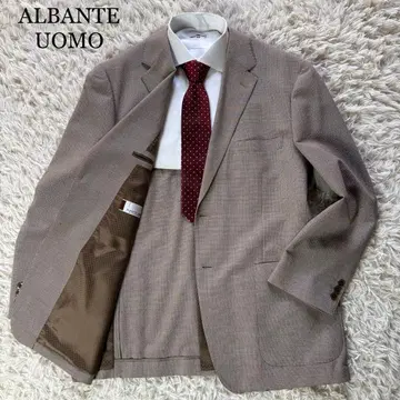 새상품급 ALBANTE UOMO 테일러드 자켓 빅 사이즈 브라운 2XL