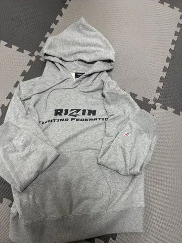 RIZIN Fighting Federation 후드티 그레이