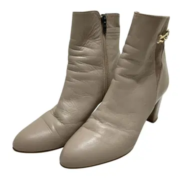 [ 새상품급 ] 다이애나 (24.5) 숏부츠 사이드지퍼 천연 가죽