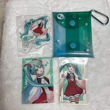 스시로 프로세카 하츠네 미쿠 멀티 파우치 카드 스티커