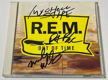 R.E.M. Out of Time 사인 포함 CD