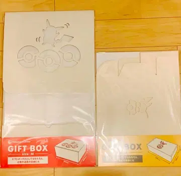 미사용 새상품 포켓몬 센터 기프트 박스 M S 2세트