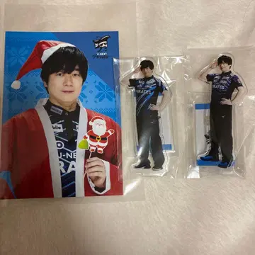 고바야시 M리그 샵 아크릴 스탠드 특전 엽서 크리스마스