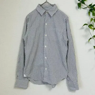 일본제 unus entil. 가는 스트라이프 셔츠 면100% 긴팔 S/1