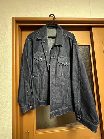 다크 데님 데님 자켓