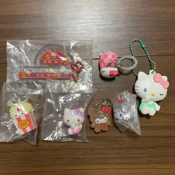 키티 라떼곰 메지루시 액세서리 각도기 & 눈금자 가챠 묶음 판매